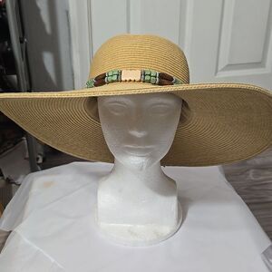 Atlantis paradise island large brim paper hat